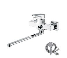 Смеситель OLIVE'S для ванны с длинным изливом PORTO 11221PR хром Смеситель OLIVE'S для ванны с длинным изливом PORTO 11221PR хром
