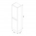 Пенал подвесной, 40 см, светло-серый, Edifice, IDDIS EDI40L0i97 