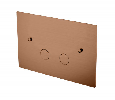 Кнопка для инсталляции латунь BRUSHED BRONZE ультраплоская Boheme 647-BRB брашированная бронза 