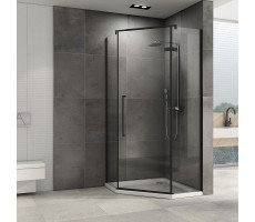 Душевой уголок ABBER Ewiges Wasser AG05080B черный матовый 