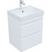 Тумба с раковиной Aquanet Слим 50 2 ящ. цв.белый сатин 00348175 Тумба с раковиной Aquanet Слим 50 2 ящ. цв.белый сатин 00348175