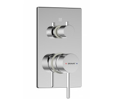 Смеситель встраиваемый в стену Bravat Arc 3-функц P69193C-ENG хром 