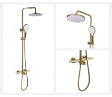 Душевая стойка каскадный излив АЙКОН 80112CG золотой Bronze de Luxe 