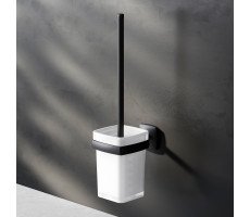 Набор аксессуаров для зоны туалета, черный AM.PM Gem AK90T2003B Черный 