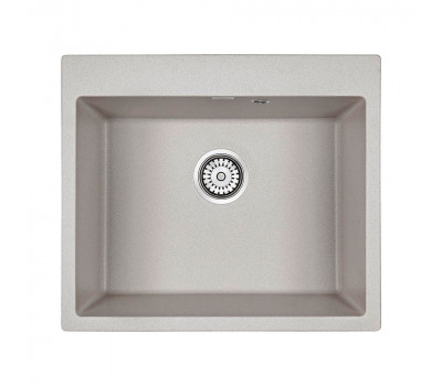 Мойка кварцевая KANTE, PM106052-GR, серый, 600х520 мм, Paulmark 