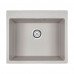 Мойка кварцевая KANTE, PM106052-GR, серый, 600х520 мм, Paulmark 