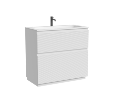 Тумба напольная SANCOS Folk Floor 890х445х850, c двумя ящиками оснащенными доводчиками, Bianco, арт.FL90FW 