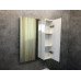Зеркало-шкаф Comforty Неаполь-65 белый глянец 