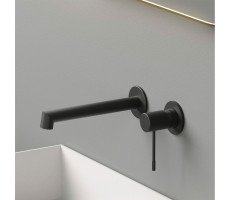 Смеситель для раковины Vincea Desire VBFW-1D1MB встраиваемый однорычажный, черный Смеситель для раковины Vincea Desire VBFW-1D1MB встраиваемый однорычажный, черный