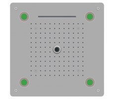 Верхний многофункциональный душ RGW SP-73 21140273-01 Верхний многофункциональный душ RGW SP-73 21140273-01