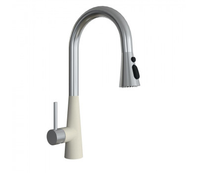 Смеситель для кухни с выдвижным изливом Florentina ВИТА 313.29Н.1223.202, шампань 