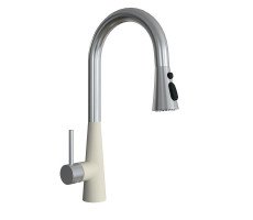 Смеситель для кухни с выдвижным изливом Florentina ВИТА 313.29Н.1223.202, шампань 