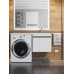 Тумба под стиральную машину подвесная Uperwood Magenta 55х50х55 см, белая/графит, с дверцами 5930205151 Тумба под стиральную машину подвесная Uperwood Magenta 55х50х55 см, белая/графит, с дверцами 5930205151