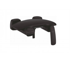 Смеситель для ванны с каскадным изливом Rose R1102H, черный Смеситель для ванны с каскадным изливом Rose R1102H, черный