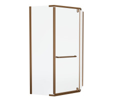 Душевой уголок Knotlor FCD100CG0RB 5-тиугольный 100х100х200 бронза  