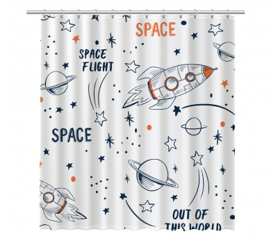 Штора для ванной Fixsen Design  Space FX-2508 