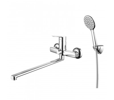 Смеситель для ванны Azario с ручным душем, длинный излив, хром AZ-HU245907 