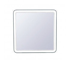 Зеркало Style Line Атлантика 60*60 с подсветкой и часами СС-00002214 