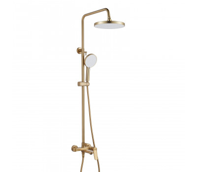 Душевая система Shevanik S4336G, золотой сатин