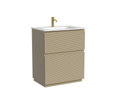 Тумба напольная SANCOS Folk Floor 690х445х850, c двумя ящиками оснащенными доводчиками, Капучино, арт.FL70FCP Тумба напольная SANCOS Folk Floor 690х445х850, c двумя ящиками оснащенными доводчиками, Капучино, арт.FL70FCP