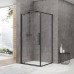 Душевое ограждение Black&White S877 Black (1000х1000х1950) 