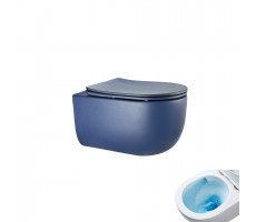 Унитаз подвесной Tornado Gid Tr2133TF-BUM 62301Y синий матовый 