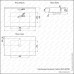 Раковина MELANA MLN-E75 (9075E) белый 