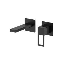 Смеситель для раковины DQ Dortmund встраиваемый настенный черный DA1714405 Смеситель для раковины DQ Dortmund встраиваемый настенный черный DA1714405