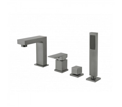 Смеситель на борт ванны Groсenberg GB6008-1BG, графит Смеситель на борт ванны Groсenberg GB6008-1BG, графит