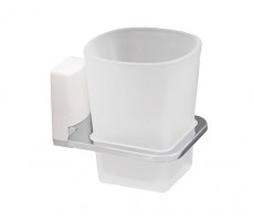 Стакан WasserKRAFT Leine K-5000 WHITE 5028W белый матовый/хром 