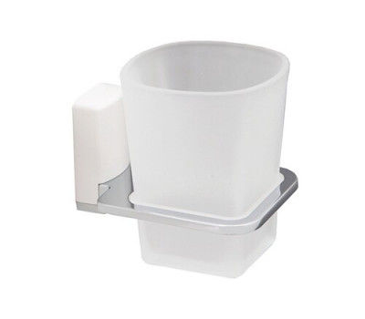 Стакан WasserKRAFT Leine K-5000 WHITE 5028W белый матовый/хром 