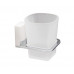 Стакан WasserKRAFT Leine K-5000 WHITE 5028W белый матовый/хром 