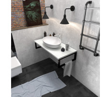 Столешница 1Marka GRUNGE LOFT 90 Бетон светлый