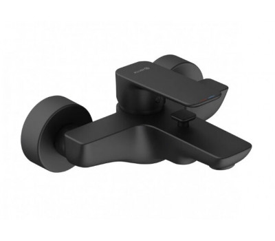 Смеситель для ванны и душа Kludi Pure&Style 406813975 черный матовый  Смеситель для ванны и душа Kludi Pure&Style 406813975 черный матовый