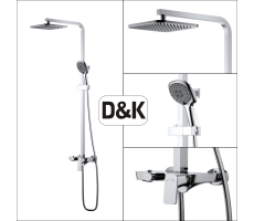 Душевая система DK Berlin Freie DA1433701A01 хром 