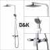 Душевая система DK Berlin Freie DA1433701A01 хром 