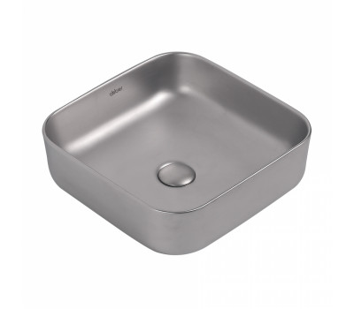 Раковина накладная ABBER Rechteck AC2211MS серебро матовое 