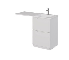 Тумба под раковину напольная Dreja Bona 60 см, белый