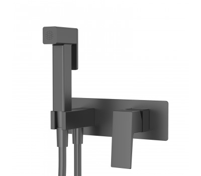Смеситель Splenka встраиваемый с гигиеническим душем S01.52.09 графит Смеситель Splenka встраиваемый с гигиеническим душем S01.52.09 графит