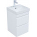 Тумба с раковиной Aquanet Слим 40 2 ящ. цв.белый сатин 00348173 