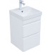 Тумба с раковиной Aquanet Слим 40 2 ящ. цв.белый сатин 00348173 