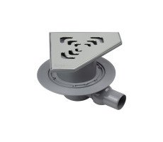 Точечный трап Pestan Confluo Standard 20х20 Angle 13000013 хром Точечный трап Pestan Confluo Standard 20х20 Angle 13000013 хром