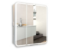 Зеркало-шкаф Azario Alliance 805х15х80 Подвесной, Белый LED00002516 