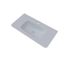 Раковина встраиваемая Knotlor ГРАЦИЯ FWB110900BEM серый шелк 90 см  