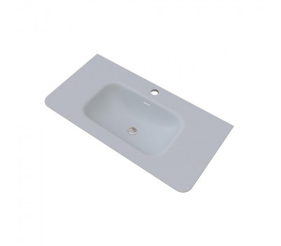 Раковина встраиваемая Knotlor ГРАЦИЯ FWB110900BEM серый шелк 90 см  