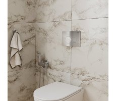 Клавиша смыва D&K Bayern DI8050127 хром матовый