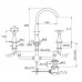 Смеситель для раковины STELLA 130 CT 00015 AU02 цвет хром 