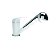 Смеситель для кухни с выдвижным изливом Florentina СИГМА 313.14L.1223.201, жасмин  Смеситель для кухни с выдвижным изливом Florentina СИГМА 313.14L.1223.201, жасмин