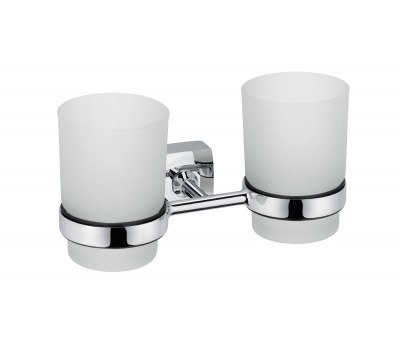 Подстаканник FIXSEN Kvadro двойной FX-61307 хром 