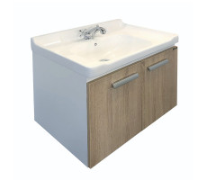 Тумба-умывальник Comforty Рига 70 дуб сонома с раковиной Comforty 9335-70 